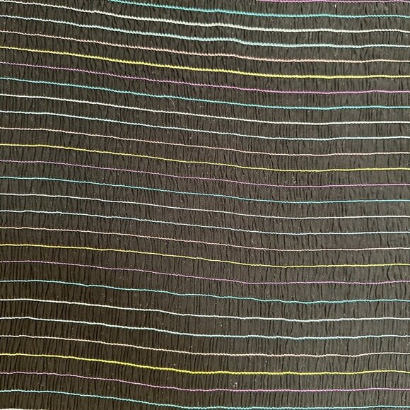 FOREVER 21 All Over Smocked Rainbow Thread Strapless Dress Size Small - Picture 8 of 9